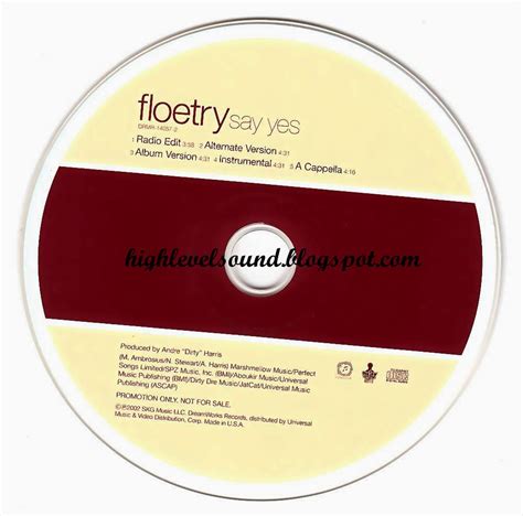 highest level of music: Floetry - Say Yes-(Promo_CDS)-2002-hlm