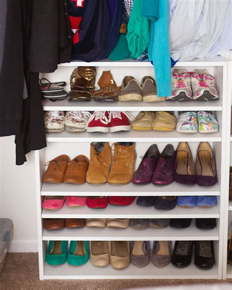 Inexpensive DIY Shoe Racks – And Possibly Dinosaurs