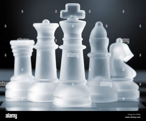 glass chess pieces Stock Photo - Alamy