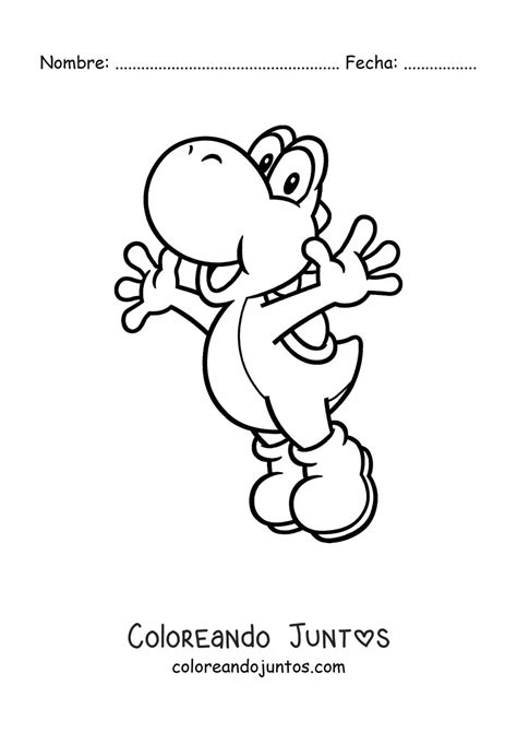 Top Imagenes De Yoshi Para Colorear Destinomexico Mx 9776 The Best