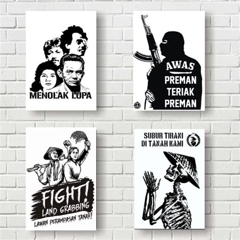 Jual Cod Poster Dinding Tokoh Sejarah Ruang Tamuhiasan Dinding