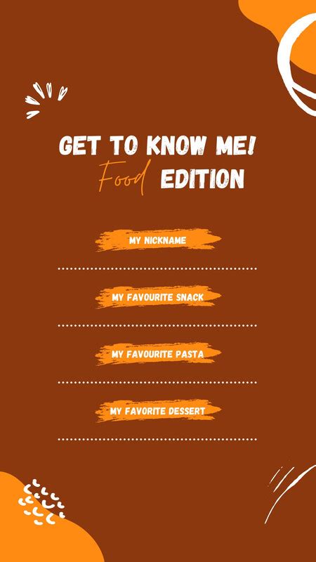 Page 6 Free Custom Get To Know Me Instagram Story Templates Canva