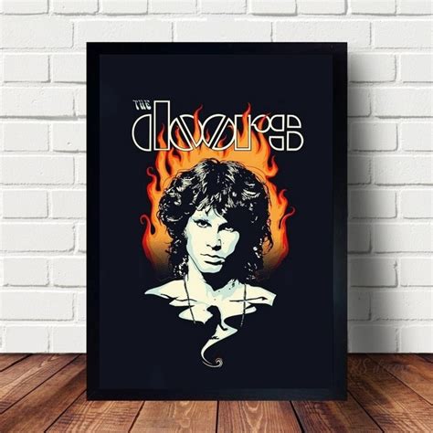 Quadro Decorativo Da Banda The Doors A Elo Produtos Especiais