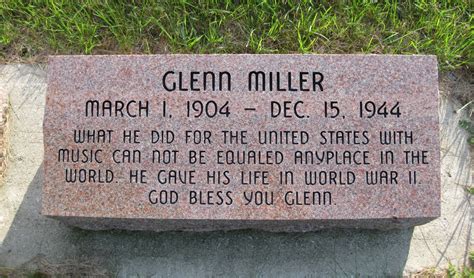 Maj Glenn Miller 1904 1944 Find A Grave Memorial