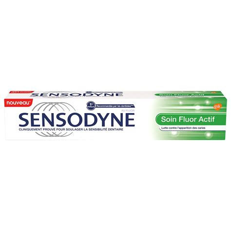 SENSODYNE Dentifrice Soin Fluor Actif 75 ML