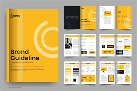 Brand Guideline Template Design Graphic by Pixeness Digital · Creative ...