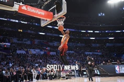 Nba 올스타 전야제 빈스 카터처럼 Utah 미첼 2018 덩크왕영상 네이트 스포츠