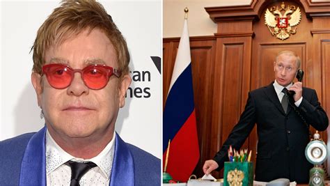 Sir Elton John Speaks To Russian President Vladimir Putin After Calling