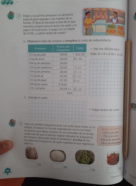 Pag 95 De Matematicas 6 Grado Contestado Sexto Grado Pagina 95 Y 96 Cuaderno De Trabajo De