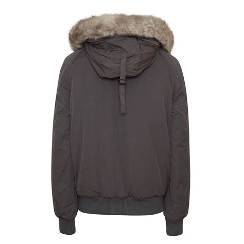 Faux Fur Parka Dark Grey Sixth June