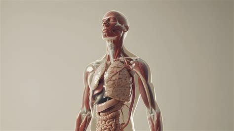 premium photo transparent human body revealing intricate internal