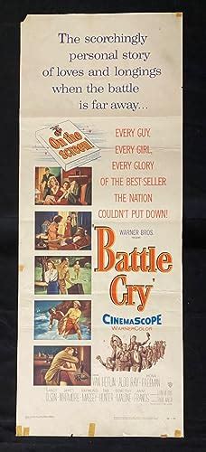 Battle Cry Original Insert Movie Poster 1955 Van Heflin: (1955) Photograph | DTA Collectibles