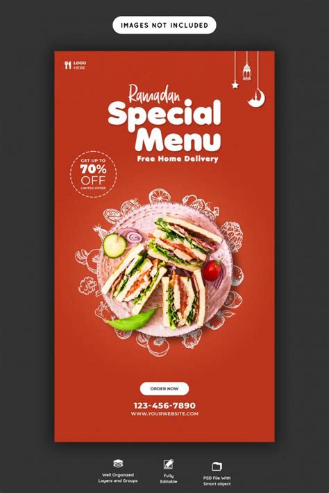 Premium Psd Special Ramadan Food Banner Template Food Banner