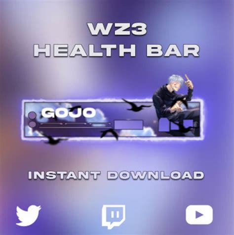 Animated Warzone Wz Health Bar For Livestreaming Twitch Youtube