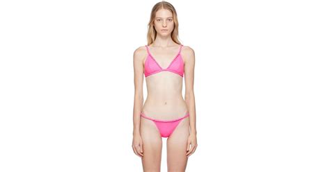 Agent Provocateur Pink Sofi Bikini Top Lyst