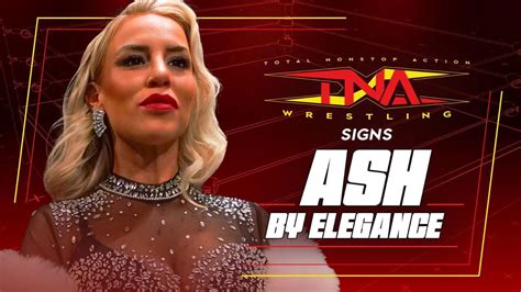 Ash By Elegance Dana Brooke Signe Avec La Tna Catch Newz