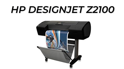 Hp Designjet Z2100 24 Zoll Plotter Express Youtube