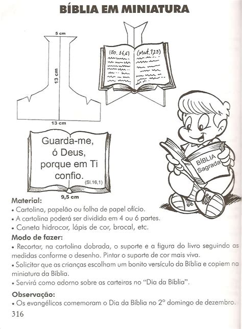 Projeto Na Escola Proposta De Atividade Para O Dia Da Bíblia