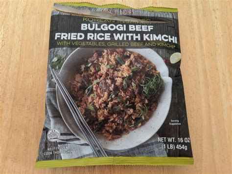 Asian American Frozen Foods Trader Joes ‘bulgogi Beef Fried Rice With Kimchi 8asians An