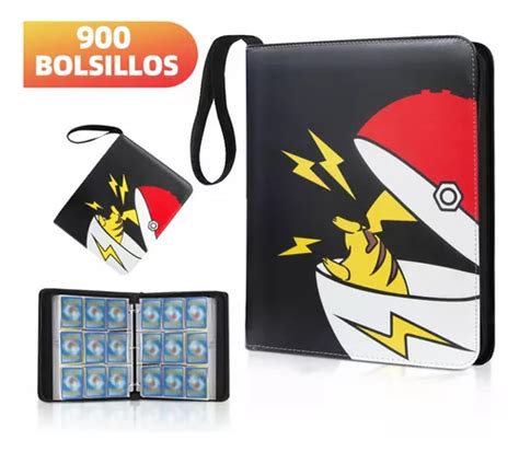 Carpeta De Tarjetas Pokémon 9 Bolsillos Para 900 Paratarjeta Meses