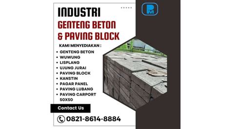 Distributor Paving Block Malang Ppt