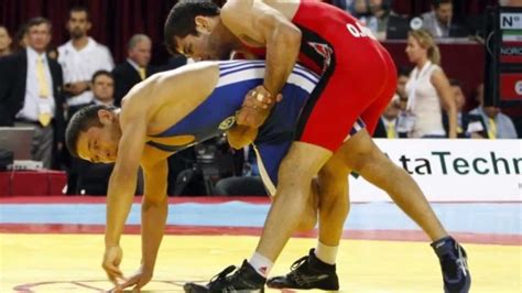 Iranian Wrestler Omid Norouzi Wins Olympics Gold Medal Youtube