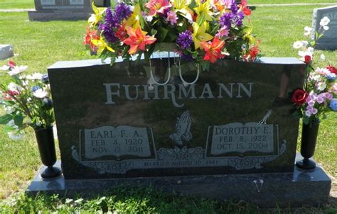 Earl Fred Albert Fuhrmann Find A Grave Memorial