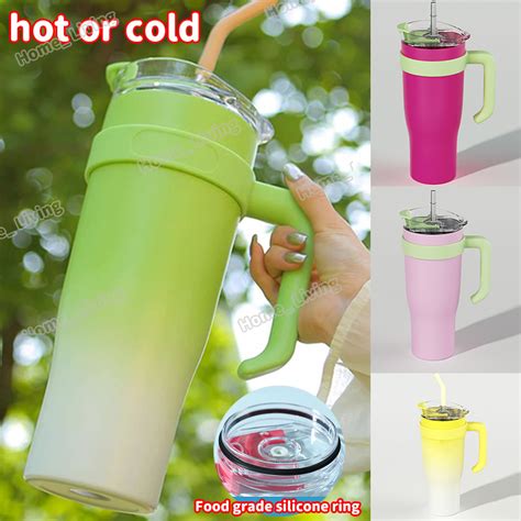 1200ml Gradient 304 Stainless Steel Vacuum Thermos Cup Tumbler Coffee