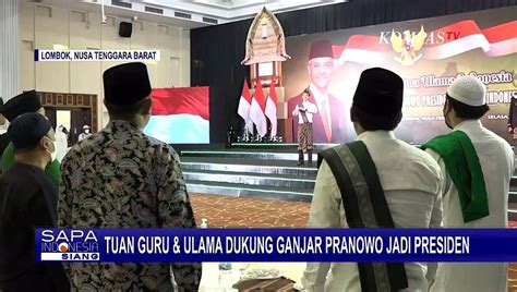 Tuan Guru Hingga Cendekiawan Muslim Di Ntb Deklarasikan Dukungannya