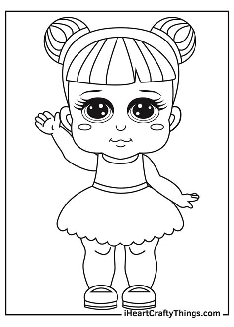 Doll Coloring Pages Printable