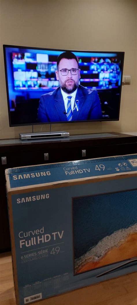 Telewizor LCD SAMSUNG 49 CURVED Zakrzywiony Ekran Oryginalny Karton