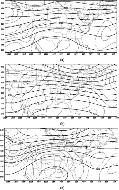 500 Mb Heights Solid Contours And Relative Vorticity 10 25 S 21