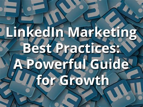 Linkedin Marketing Best Practices A Powerful Guide For Growth Banner