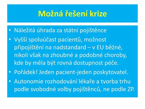 PPT Krize ve zdravotnictví pohled právníka PowerPoint Presentation