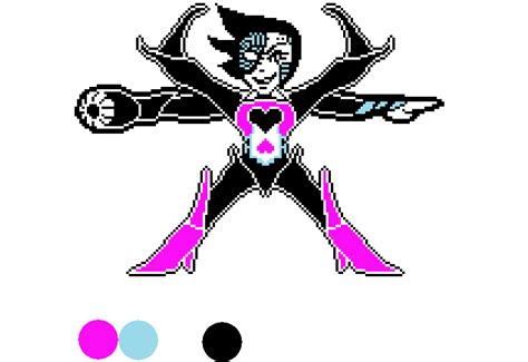 Mettaton Neo Colored Battle Sprite Mettaton Neo Shoulder Pads Free