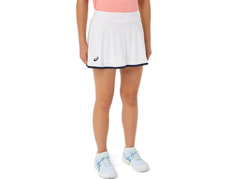 UNISEX KIDS' TENNIS SKORT | Brilliant White | Clothing | ASICS