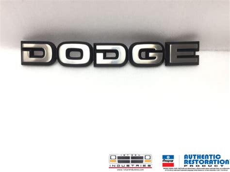 1985-1990 Dodge Truck Hood Emblem - 1st Gen Industries