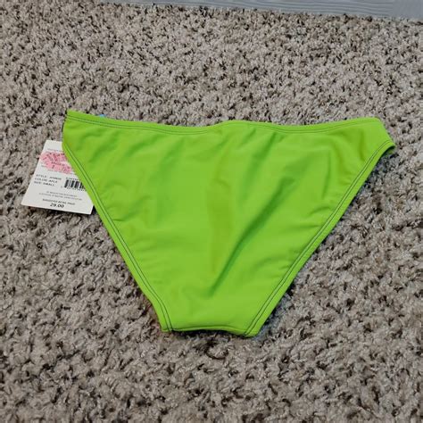 New Deadstock NWT Hobie Bikini Bottom Lime Green Depop