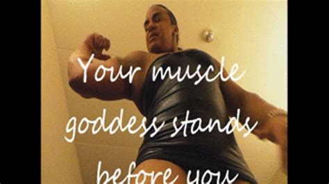 Your Muscle Goddess Stands Before You Your Female Muscle Fantasies Clips4sale