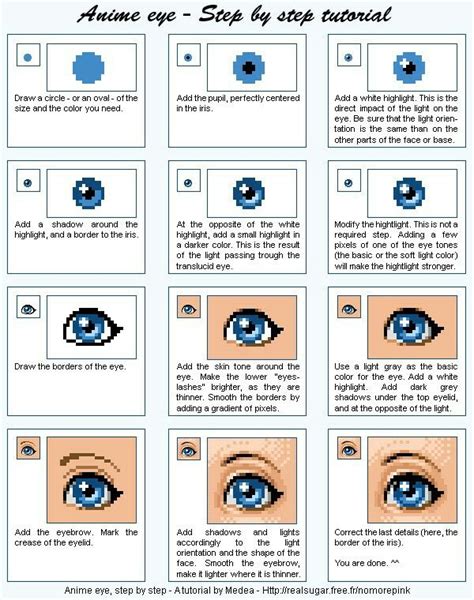 Pixel eye | Pixel art tutorial, Pixel art design, Pixel art characters