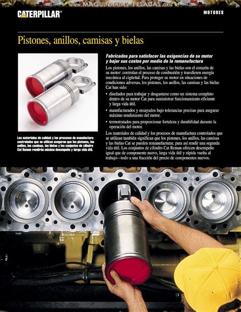 PDF Material Pistones Anillos Camisas Bielas Motores Caterpillar