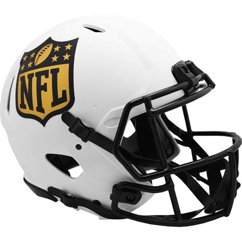 A Football Helmet With The Nfl Logo On It