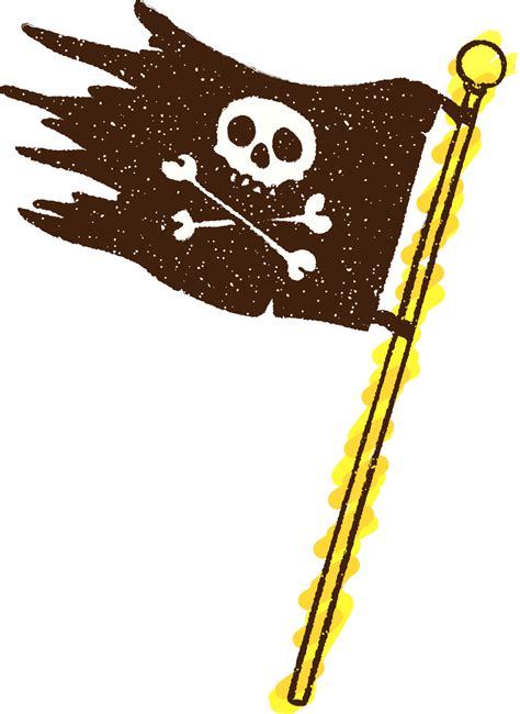 Pirate Flag Chalk Drawing 9808037 Vector Art at Vecteezy