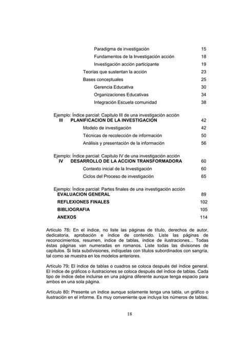 Normas Para La ElaboraciÓn Y PresentaciÓn De Informes De InvestigaciÓn