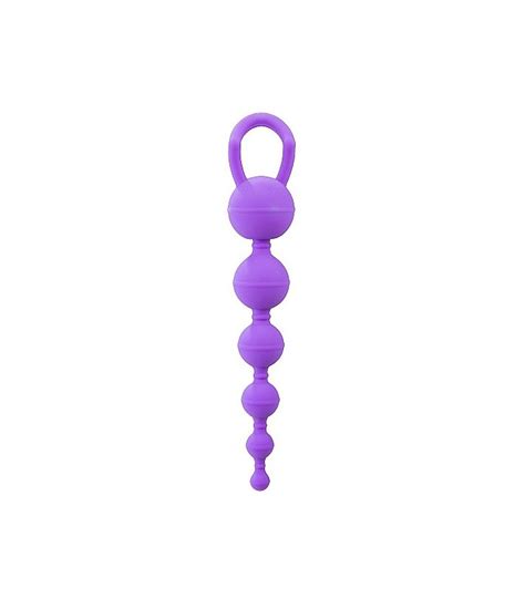 Comprar Cadena Anal Con Bolas Lila En Sex Shop Online Vibralia