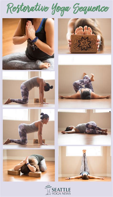 Restorative Yoga Poses 1 Sukhasana Easy Pose 2 Cat Cow Pose 3