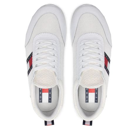 Sneakers Tommy Jeans Flexi Runner Wmn EN0EN01789 White YBR Eschuhe De