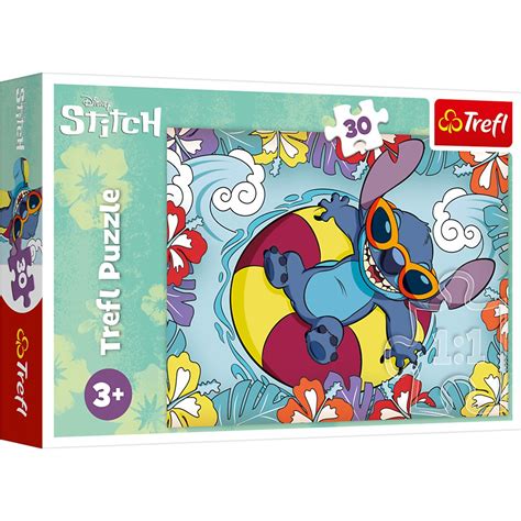 Trefl Puzzle Standard Dla Dzieci Lilo Stitch Na Wakacjach 30 El