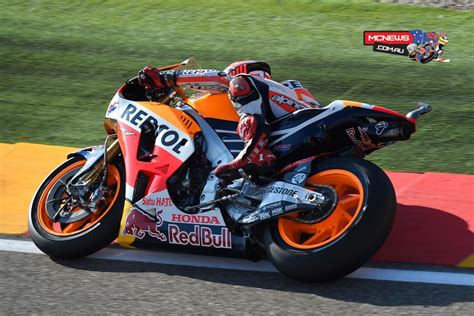 Marquez Smashes Aragon Lap Record Mcnews