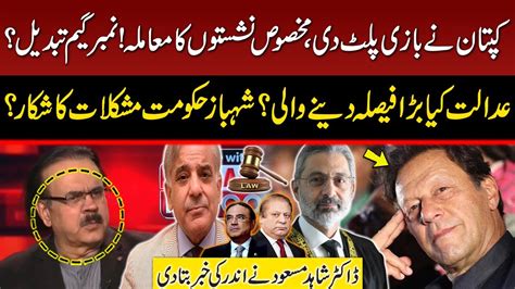 Reserved Seats Issue PTI Plan Ready Court Big Decision Dr